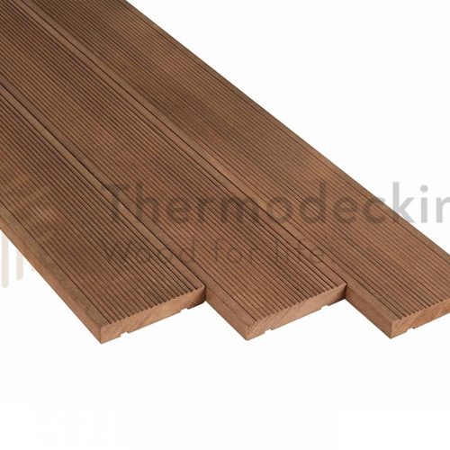 Thermo Birch Decking Board (Fine Corduroy)
