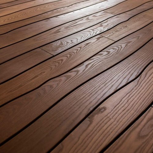 Thermo Ash Decking Board (Wave)
